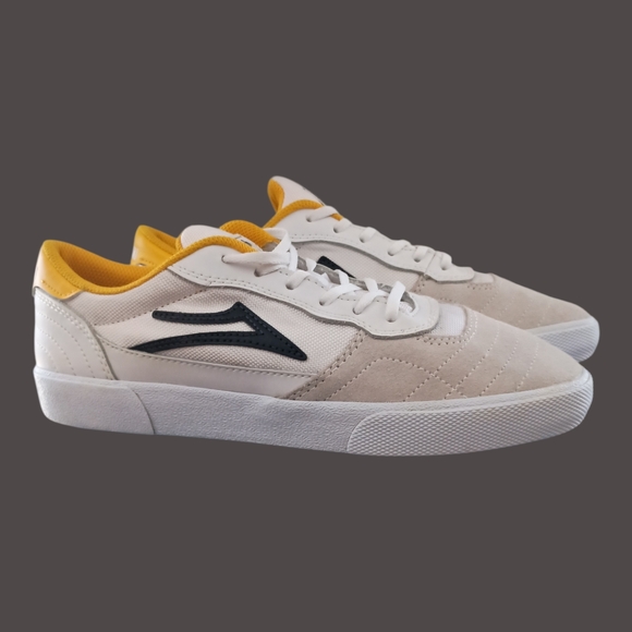 Lakai Cambridge "Manch Pack" White/Navy/Gold 10.5 EUC - Picture 4 of 10